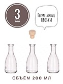 Лиза 200 мл 3 шт. с пробками