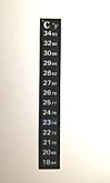 LCD термометр полоска